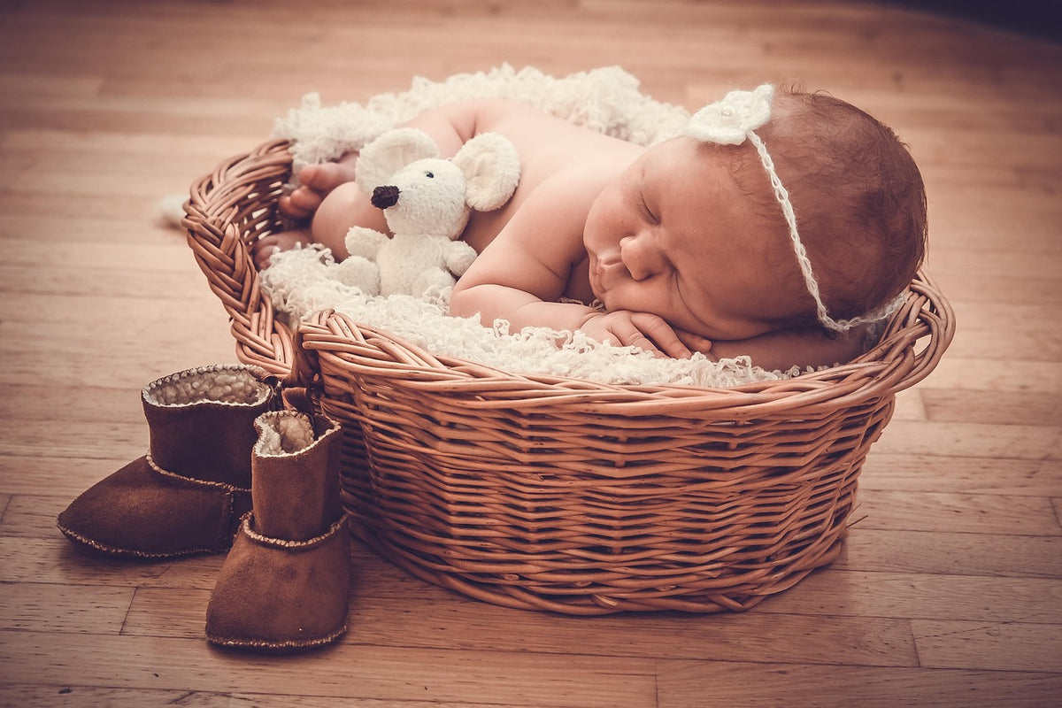 Regalos para recién nacido: cesta de bienvenida para bebé