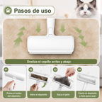 Pasos de uso del quitapelos